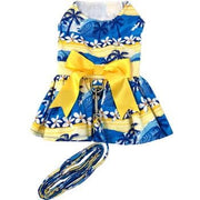 Doggie Design Dog Dress X-Small Catching Waves Dog Dress with Matching Leash