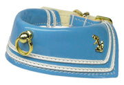 Mirage Pet Products 10 / Baby Blue Dog, Puppy and Pet Collar "Sailor" 5 Colors to Choose From