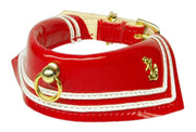 Mirage Pet Products 10 / Red Dog, Puppy and Pet Collar "Sailor" 5 Colors to Choose From