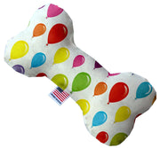 Mirage Pet Products Balloons / 6" Plush Heart Pet, Dog Plush Heart or Bone Toy "Birthday Group" (Available in different sizes, and 10 different pattern options!)