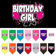 Mirage Pet Products Birthday Girl (Small) / Lime Green Pet and Dog Bandana Screen Printed, "Birthday Girl -or- "Birthday Boy"