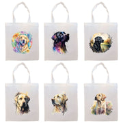 Mirage Pet Products Canvas Tote Bag, Zippered With Handles & Inner Pocket, "Labrador"
