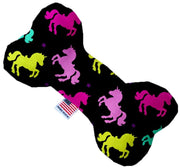 Mirage Pet Products Confetti Unicorns / 6" Plush Heart Pet, Dog Plush Heart or Bone Toy "Birthday Group" (Available in different sizes, and 10 different pattern options!)