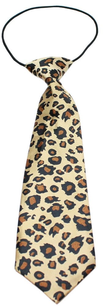 Mirage Pet Products Leopard Print Big Dog Neck Tie "Animal Prints" Leopard or Zebra Print