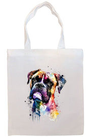 Mirage Pet Products Option #1 Canvas Tote Bag, Zippered With Handles & Inner Pocket, "Boxer"