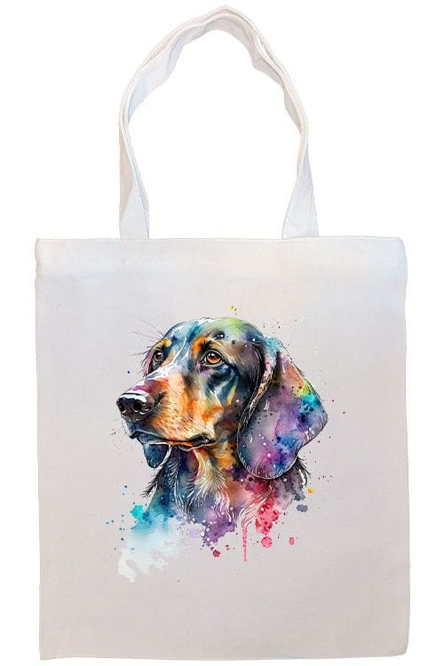 Mirage Pet Products Option #1 Canvas Tote Bag, Zippered With Handles & Inner Pocket, "Dachshund"
