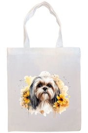 Mirage Pet Products Option #1 Canvas Tote Bag, Zippered With Handles & Inner Pocket, "Shih Tzu"