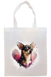 Mirage Pet Products Option #2 Canvas Tote Bag, Zippered With Handles & Inner Pocket, "Chihuahua"