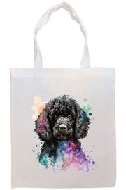 Mirage Pet Products Option #4 Canvas Tote Bag, Zippered With Handles & Inner Pocket, "Poodle"