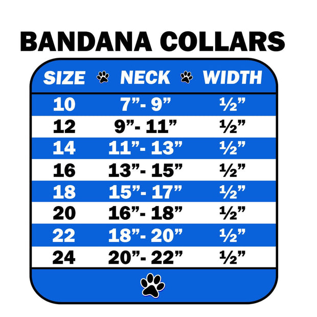 Mirage Pet Products Pet and Dog Bandana Collar "Western Group" Choose from: Red Western or Blue Western