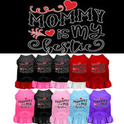 Mirage Pet Products Pet Dog & Cat Dress Screen Printed "Mommy Is My Bestie"