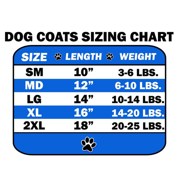 Mirage Pet Products Pet Dog & Cat Reversible Hooded Coat in 4 Colors to Choose From