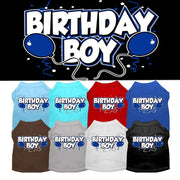 Mirage Pet Products Pet Dog & Cat Shirt Screen Printed "Birthday Boy"