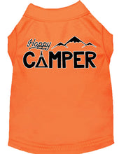 Mirage Pet Products Pet Dog & Cat Shirt Screen Printed "Happy Camper"