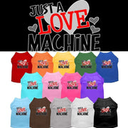 Mirage Pet Products Pet Dog & Cat Shirt Screen Printed "Just A Love Machine"