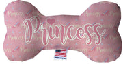 Mirage Pet Products Princess / 6" Plush Heart Pet, Dog Plush Heart or Bone Toy "Birthday Group" (Available in different sizes, and 10 different pattern options!)