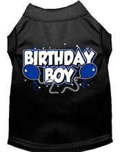 Mirage Pet Products XS (0-3 lbs.) / Black Pet Dog & Cat Shirt Screen Printed "Birthday Boy"