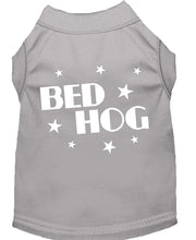 Mirage Pet Products XS (0-3 lbs.) / Gray Pet Dog or Cat Shirt Screen Printed "Bed Hog"