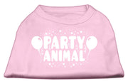 Mirage Pet Products XS (0-3 lbs.) / Light Pink Pet Dog & Cat Shirt Screen Printed "Party Animal"