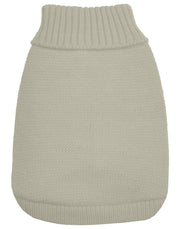 Mirage Pet Products XS / Cream Pet Dog & Cat Knit Sweater Blank, Plain (4 Colors in 10 Sizes XXS - 6X)