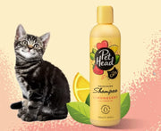 Pet Wholesale USA 10 oz. Pet Head Nourishing Shampoo for Cats Lemonberry with Lemon Oil