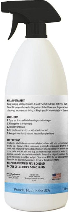 Pet Wholesale USA 24 oz. Miracle Care Waterless Bath Spray for Dogs and Cats 24 oz.