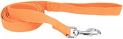 Pet Wholesale USA 5/8" Wide x 6 ft. Long New Earth Soy Eco-Friendly Anti-Bacterial Dog Leash 6 ft. Pumpkin Orange in 2 Sizes