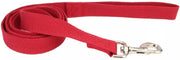 Pet Wholesale USA 5/8" Wide x 6 ft. Long New Earth Soy Eco-Friendly Anti-Bacterial Dog Leash 6 ft. Red in 2 Sizes