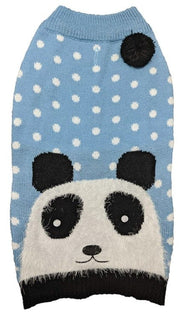 Pet Wholesale USA Fashion Pet Panda Dog Sweater Blue