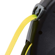 Pet Wholesale USA Flexi Giant Retractable Tape Dog Leash Black/Neon Large 26' Long