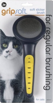 Pet Wholesale USA JW Pet GripSoft Soft Slicker Brush for Cats