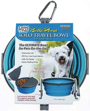 Pet Wholesale USA Loving Pets Bella Roma Blue Travel Bowl