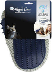 Pet Wholesale USA Magic Coat Gentle Groom Love Glove Grooming Hand Mitt for Cats