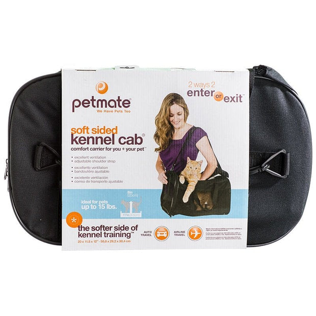 Pet Wholesale USA Petmate Soft Sided Kennel Cab Pet Carrier Black