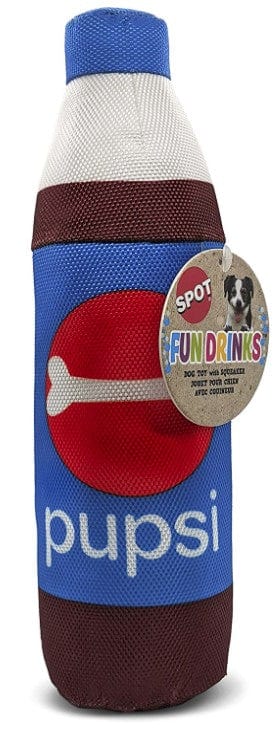 Pet Wholesale USA Spot Fun Drink Pupsi Soda Plush Dog Toy