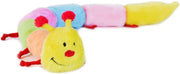 Pet Wholesale USA ZippyPaws Plush Deluxe Rainbow Caterpillar Toy with Squeakers 20"